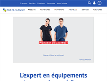 Tablet Screenshot of medi-select.ca